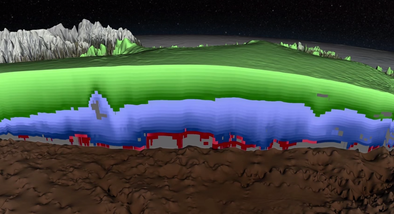 Illustration for article titled A Stunning 3D Cross-Section Of Greenland's Ice Sheet